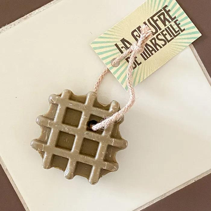 

Оливковое вафельное мыло