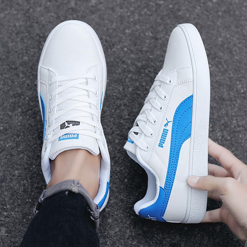 

New couple non-slip canvas board shoes summer refreshing breathable mesh shoes trendy shoes versatile Internet celebrity low-top white shoes 35