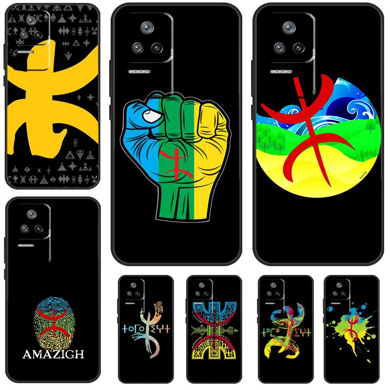 Amazigh Symbol Berber Academy Case For Xiaomi 13T Pro 14 12T 11T 12 13 Lite POCO F5 X3 X4 X5 X6 Pro M6 F3 F4 M5s Cover
