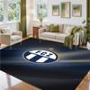 FC Zürich Design Crystal Velvet Rug Soft Decorative Mat for Bedroom Entrance