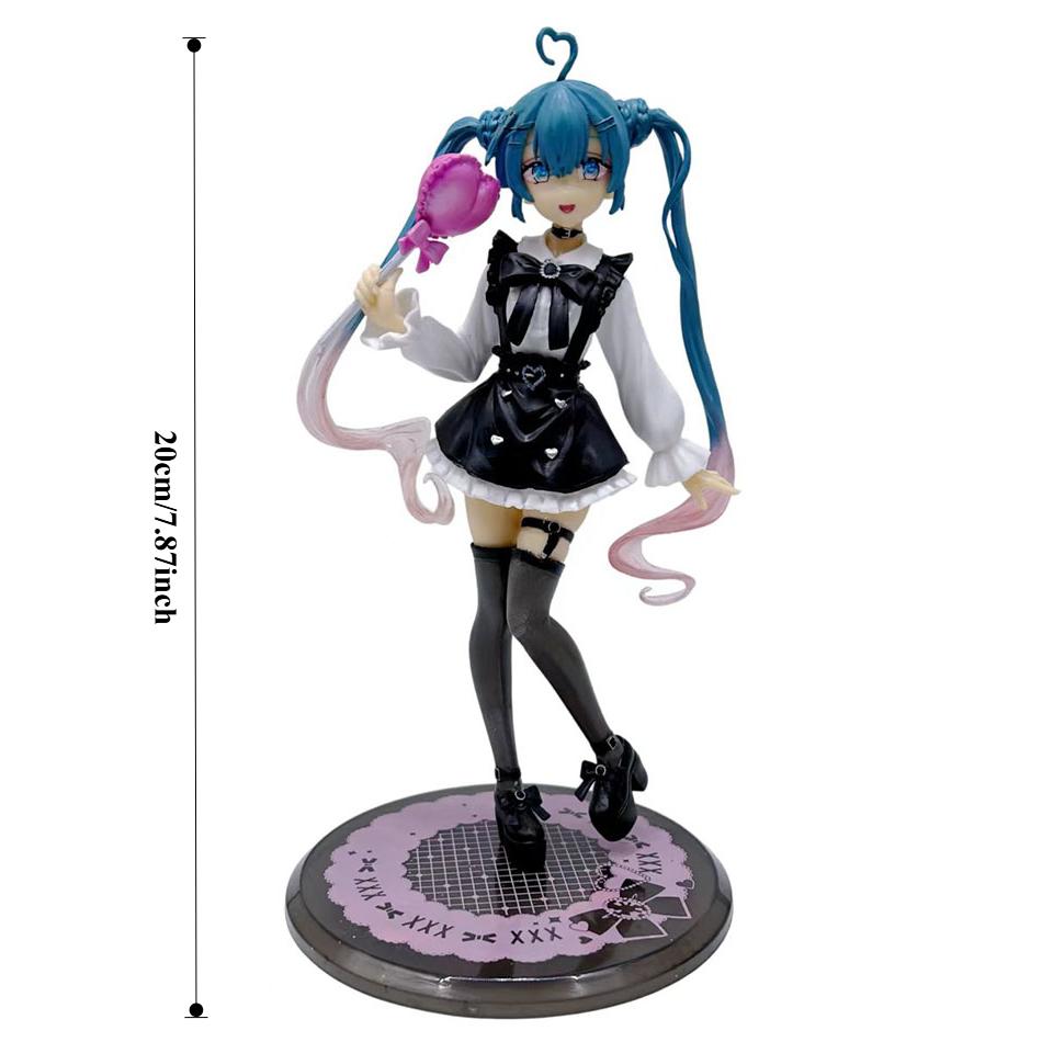 Anime Figure Cherry Blossoms Dress Action Figures Kawaii Swimsuit Vocaloid Pvc Collectible Model Toys Girl Gift