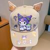 MINISO Kuromi DIY Baseball Cap Colorful Spring and Summer Hat Duckbill Hat