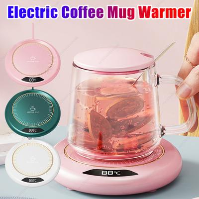 3 Thermostatic Heating Coaster USB Home Heating Coaster 3-speed Adjustment Heating 55 Degrees Constant Temperature for Coffee Mu