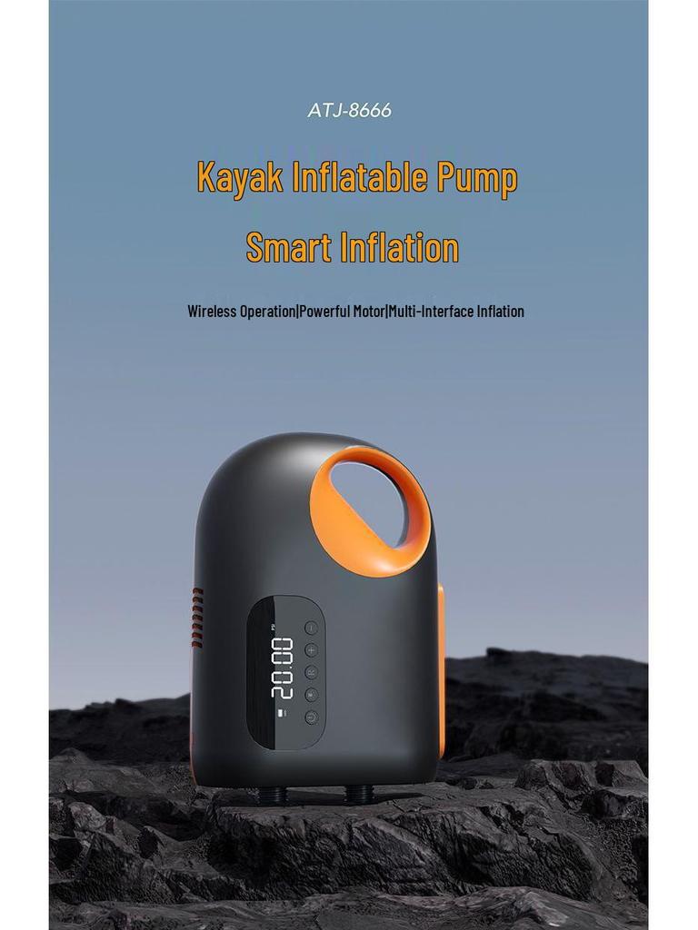Portable Electric Air Pump for Outdoor Kayaks, Paddle Boards, Cars & Travel Tents