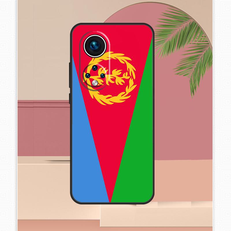 Eritrea Flag Case For Honor Magic 5 6 7 8 Pro Honor X9c X9b X9a X8b X8a X8c 50 70 90 400 200 Lite Cover