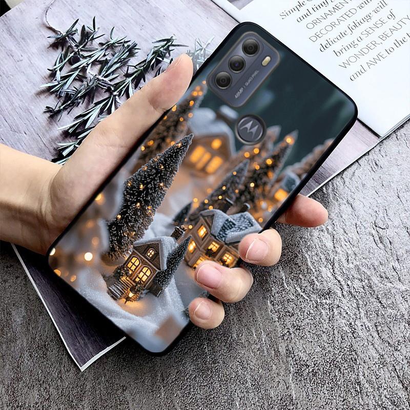 

Phone Case For Moto G85 G55 G05 G14 G75 G31 G50 G10 G20 G30 G60 G13 G32 G84 G54 G53 G72 G24 Power Christmas Tree Light Moto G14