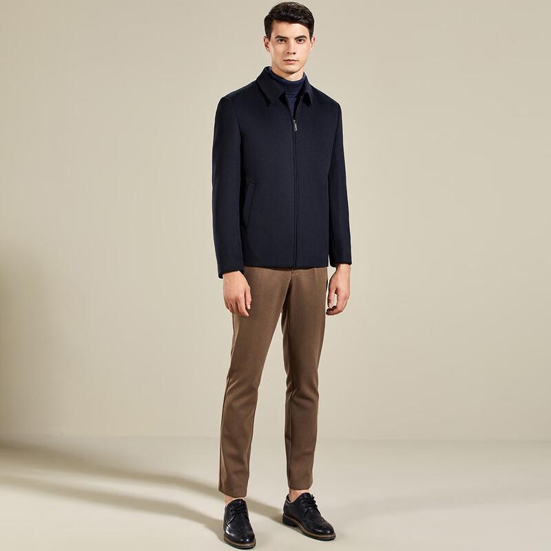 Antonio Men's 100% Merino Wool Business Casual Short Jacket