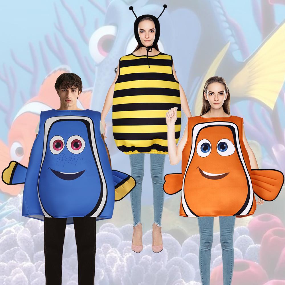 Nemo Cosplay Dory Costume With Soft Polyester For Halloween Party Events Themed