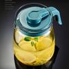Summer Large Capacity Refrigerator Tea Kettle Tea Separation Cold Kettle Glass High Temperature Flower Teapot Brewing Tea
