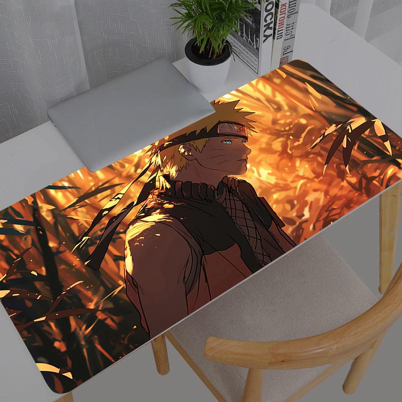 Large Gaming Mouse Pad Naruto Anime PC Durable New Boy Computer Gamer Desk Mat For CS GO LOL XXL Laptop Kawaii Mousepad