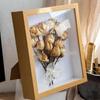 Elegant Wooden Shadow Box Frame for Showcasing Memories And Keepsakes