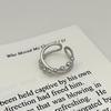 Retro Geometric Mobius Multi-layer Open Ring