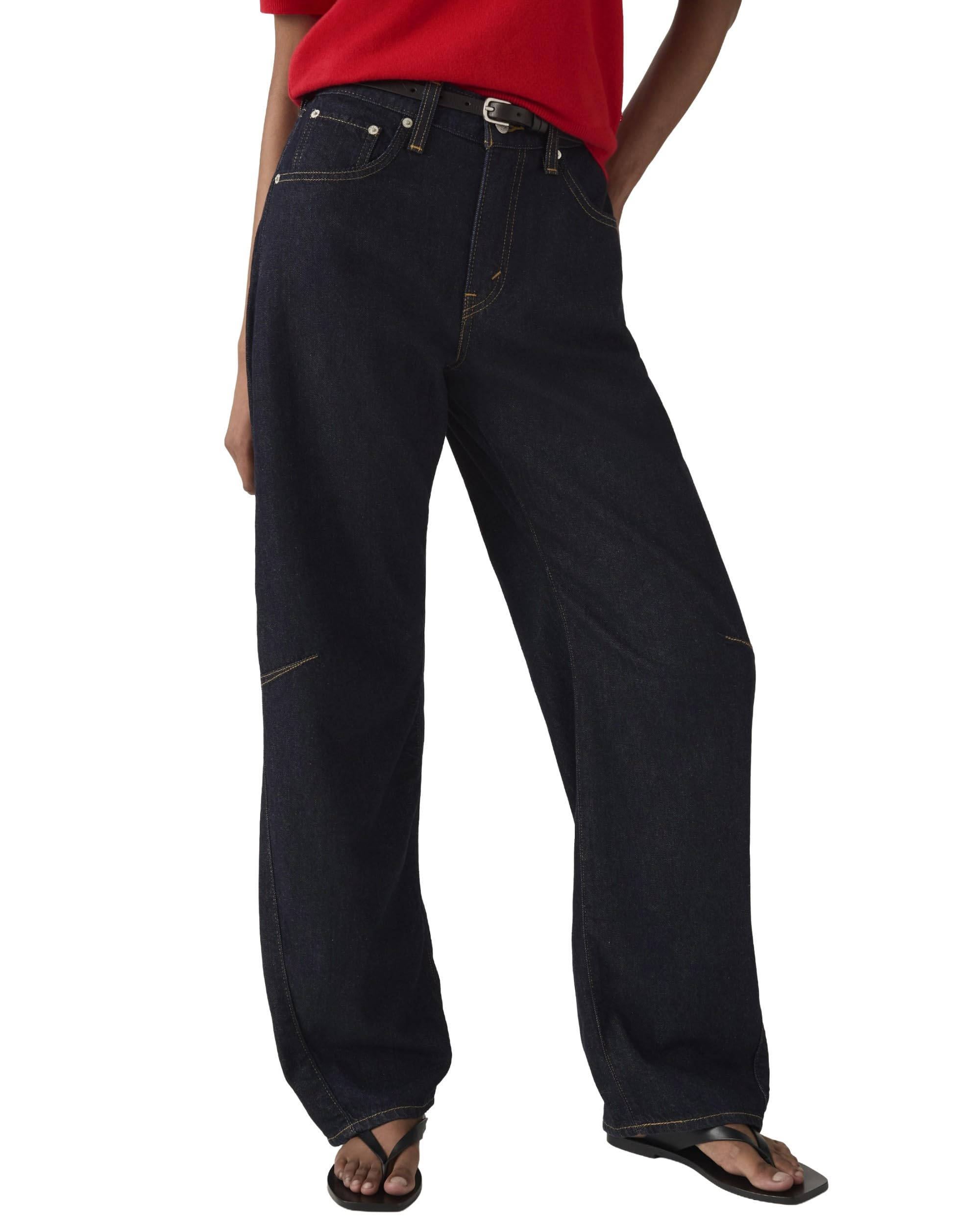 

Levi s Jeans CINCH BARREL High Rise Loose Tapered Women s 003V5-0008 US W25 L31