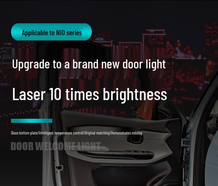 NIO Welcome Light for EC6/ES6/ES8 - Car Door Atmosphere Laser Projection & Ground Light Decoration