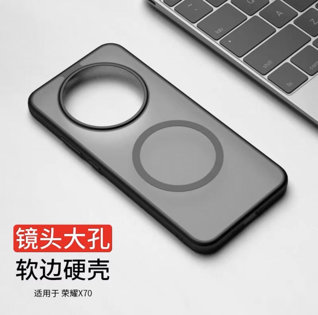 For Honor Magic 8 Lite X9D Case Magnetic For MagSafe Matte Transparent Acrylic Silicone Skin Feel Phone Cover Shockproof Bumper