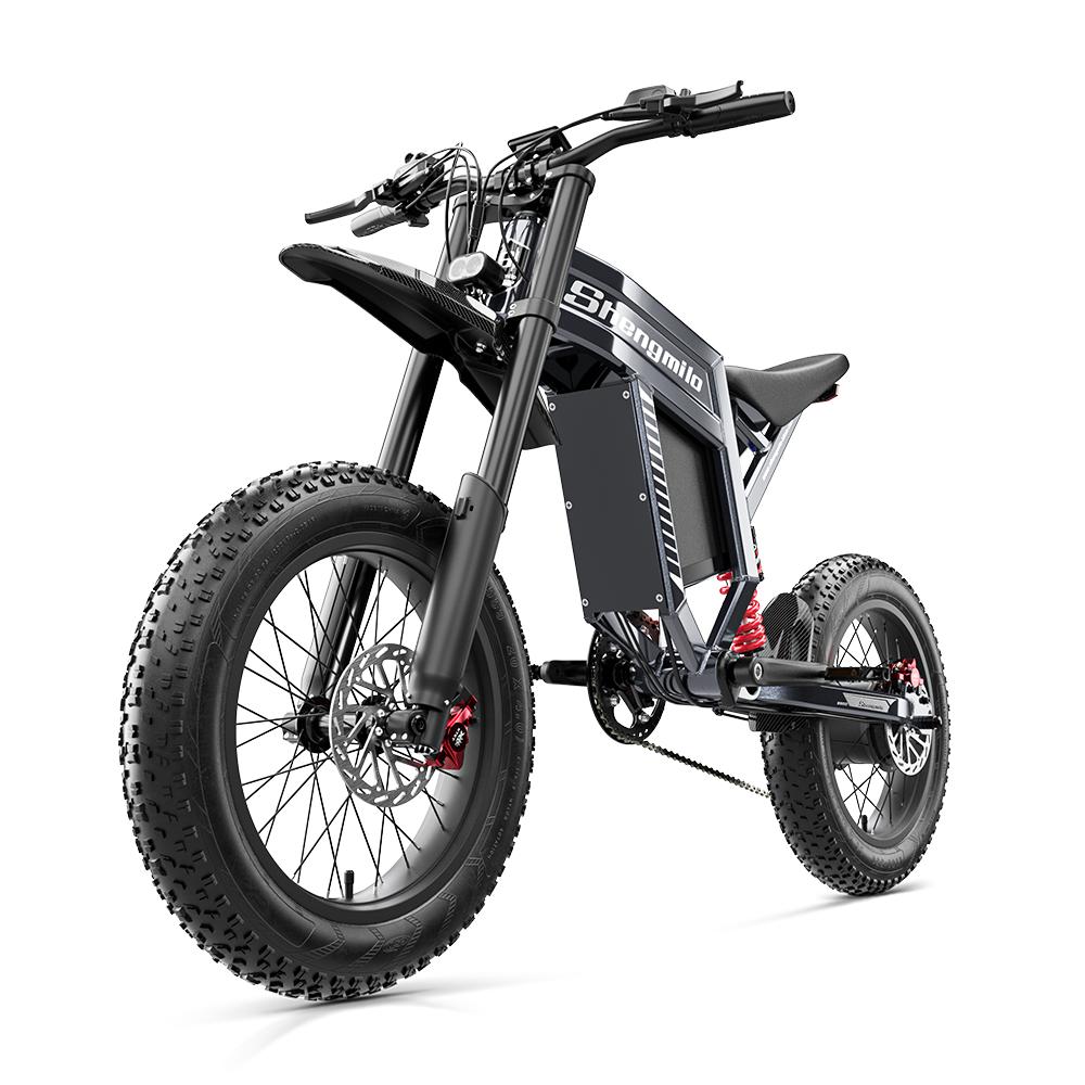 Shengmilo S900 Off-Road Adult Electic Bicycle 60V30AH Battery 1500W Motor 20 Inch Fat Tires Electic Bicycle All Terrain E-Mountian Bike