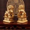 Figurine Large And Small Sizes For Home Doorway Decoration Office Desktop Alloy Resin Craft Gift Lion