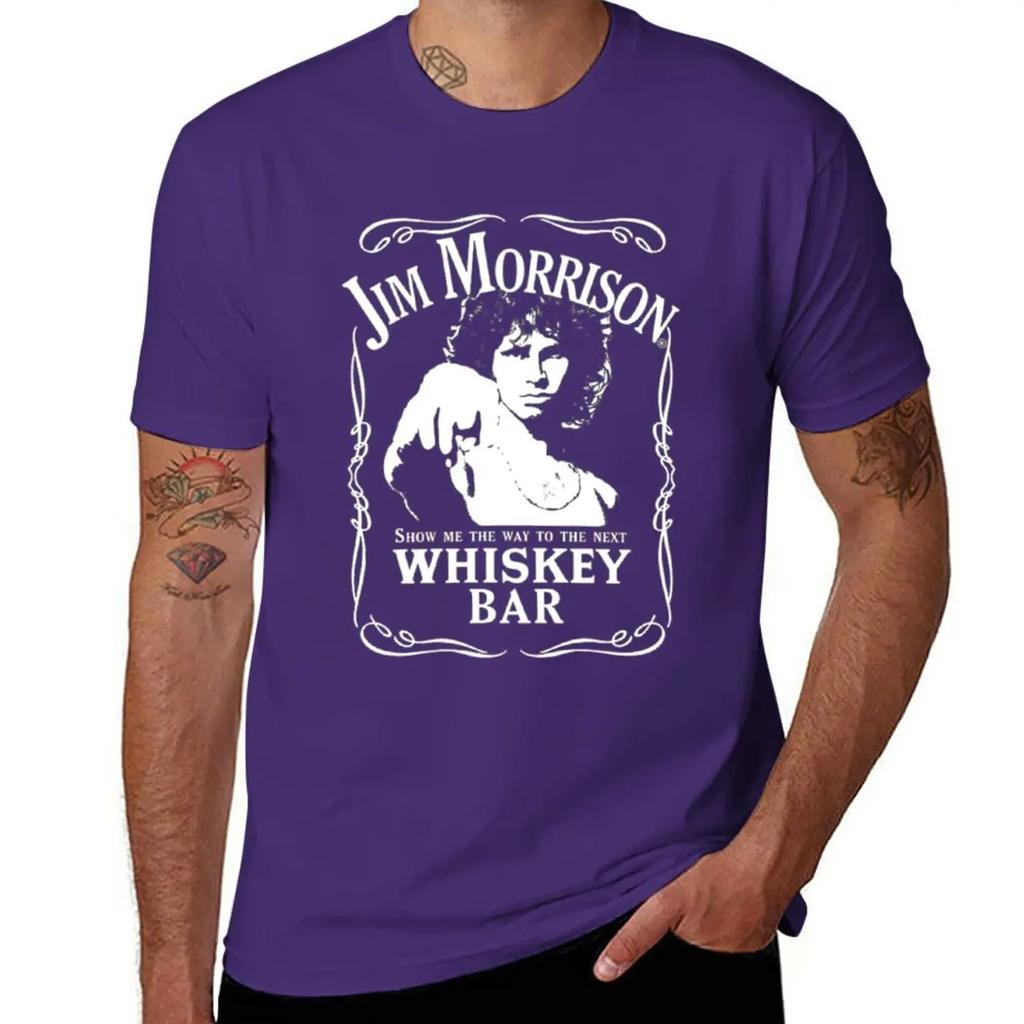 Jim Morrison T-Shirt Aesthetic Clothes Tops Cute Tops Men Workout Shirt