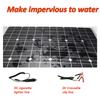 70W Dual 5V USB Solarpanel Effiziente Batterieaufladung für Wohnmobil Auto Boot Outdoor