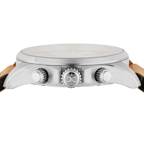 Hamilton Khaki Aviation Pilot Chrono Quartz Watch, Black Dial, Stainless Steel, Sapphire Crystal, Quartz Movement, 10 ATM Water Resistance, 42mm, Swis