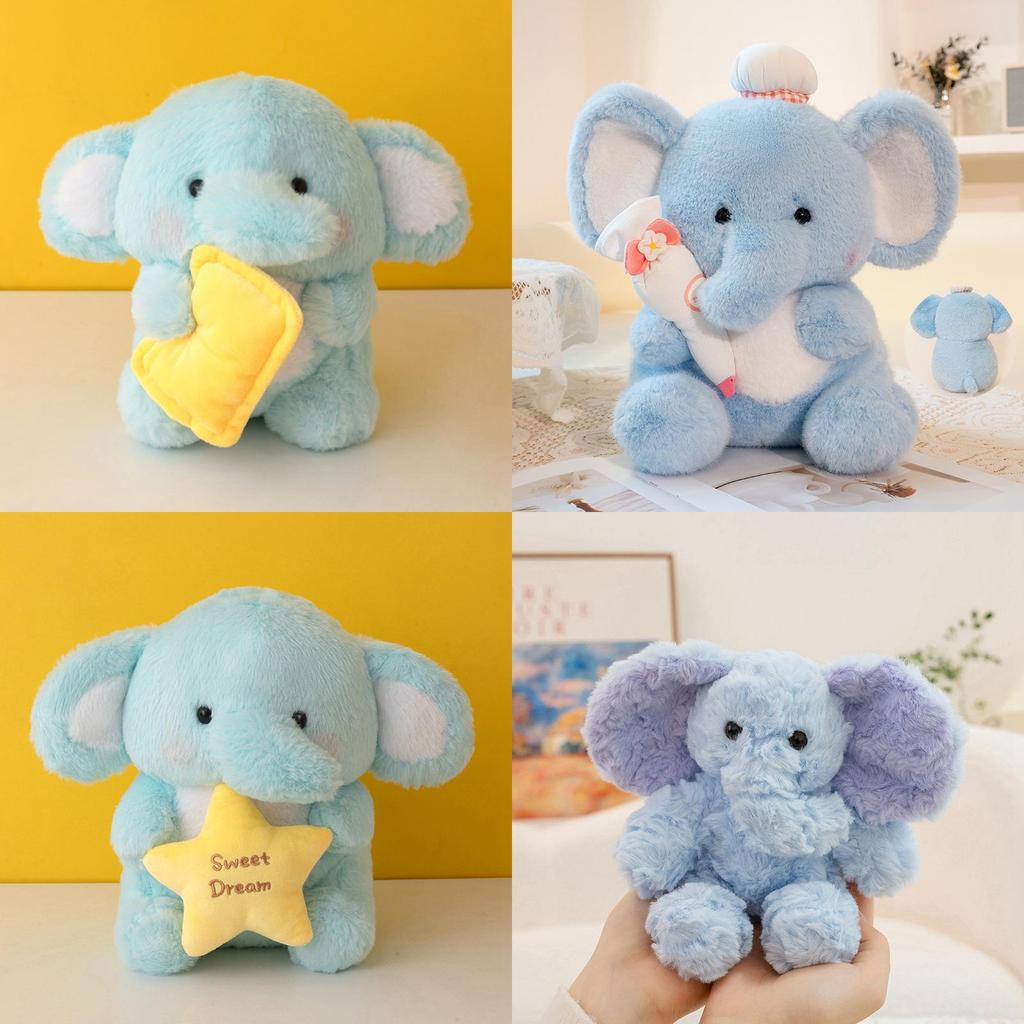 Gigi Elephant Plush Toy Stuffed Animal Pillow For Kids Kids Birthday Gift