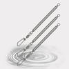 10Pcs High Strength Snap Swivels Rolling Connector Tackle Stainless Steel Fishing Barrels Swivels Safety Snaps Swivels