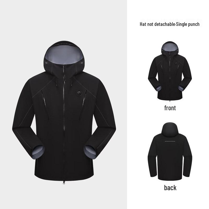 Camel Panda Series Unisex Hooded Windbreaker Jacket M