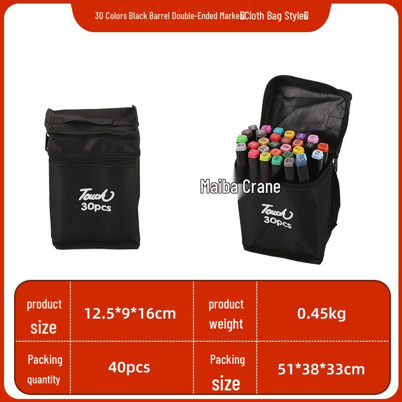 Dual-Tip Alcohol-Based Oily Marker Set for Kids - Watercolor Drawing Pens