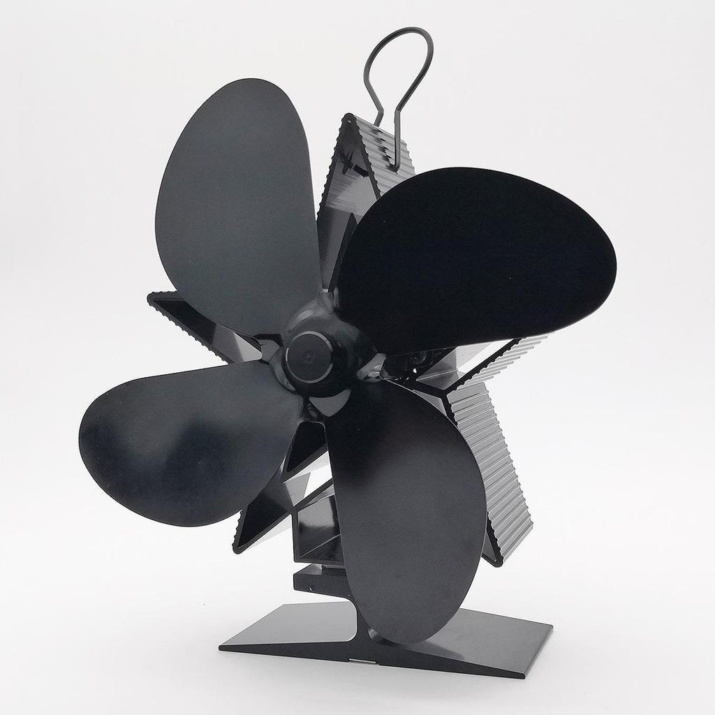 Upgraded American Wood Heat Powered Fireplace Fan for Enhanced Circulation