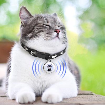 Bluetooth GPS Tracker Pet Anti-Lost Smart Wearable Collar Waterproof Locator Real-time Tracking Dog Cat Collar Find Device