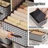 1/3PCS Fabric Clothes Storage Box, Foldable Wardrobe Organizer Storage Basket, For Home Clothes Storage, Home Supplies