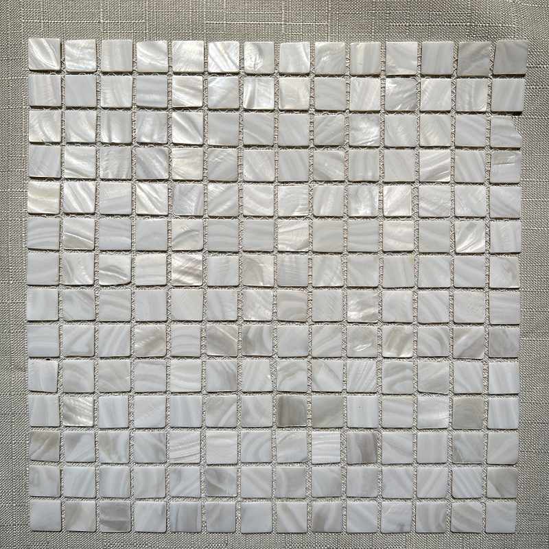 Shell Mosaic Tile Natural White Mother of Pearl Wall Backsplash Bathroom Tiles Fish Scale Sheet Kitchen 917