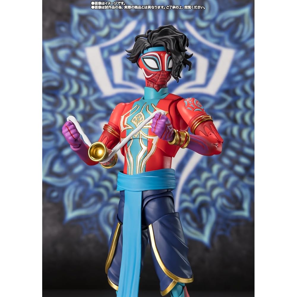 TAMASHII NATIONS Spider-Man Across the Spider-Verse Spider-Man India S.H.Figuarts Action Figure 15 cm
