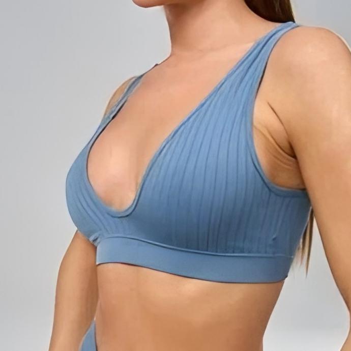 Lenjerie de sport pentru femei cu decolteu adânc în V, inel fără oțel, alergare, fitness, yoga, sutiene, maiuri căptușite, vestă, bralette, crop top sutien