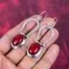Red Coral Earrings, 925 Solid Sterling Silver Earrings Handmade Gemstone Nepali Jewelry, Gifts For Wife Brand New Earrings