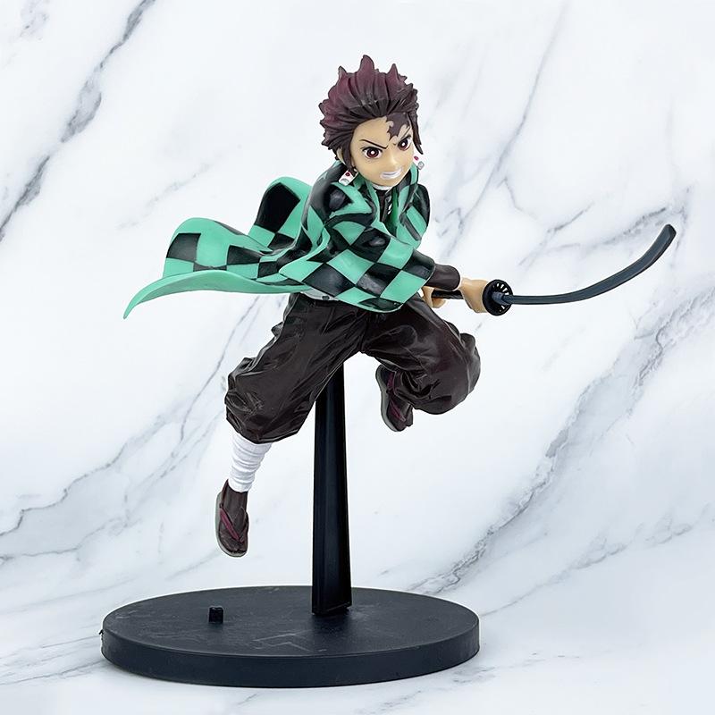 Hot Anime Figure Tanjirou Agatsuma Zenitsu Kyoujurou Anime Model Action Figure PVC Collection Toy For Gift