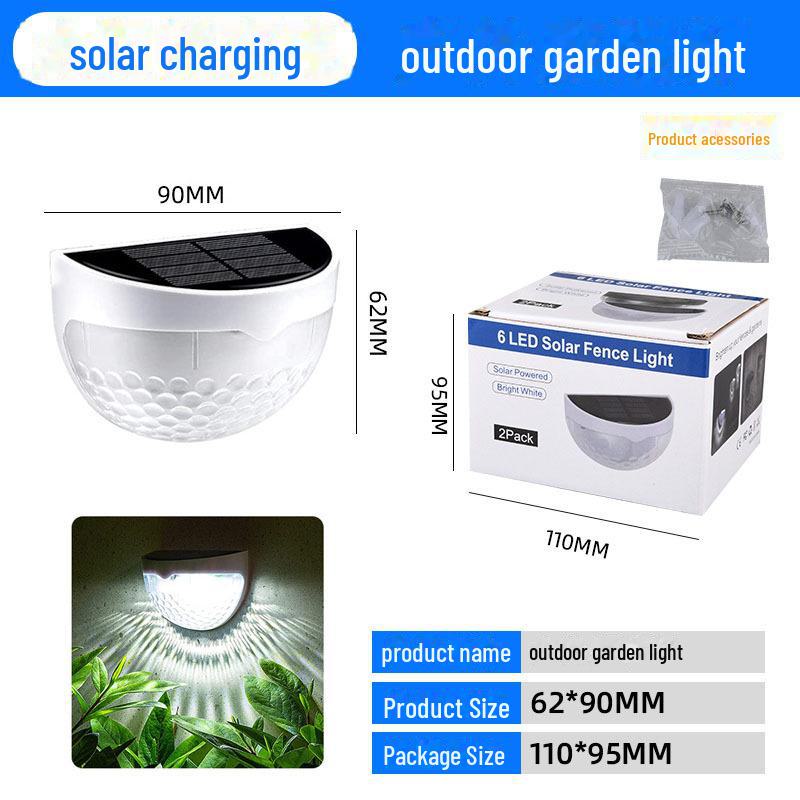 Outdoor Water Drop Solar Wall Light - Decorative Garden & Step Lighting