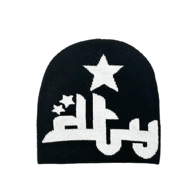 Unisex Y2K Beanie Cap Soft Warm Windproof and Comfortable Knit Hat for All Ages 1
