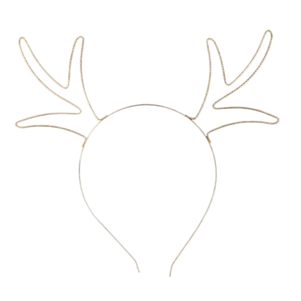 Stylish Christmas Headwear For Teens Girls Metal Hair Ornament Comfortable Wear Party Celebration