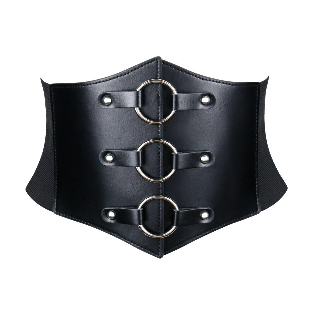 Elastic Solid Color Waistband Wide Belt Tie On Design Decoration Gift Fashion