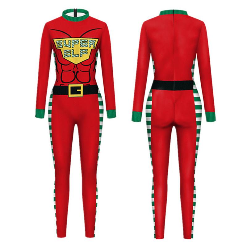 

Женский рождественский пояс с 3D-принтом, костюм для косплея, сексуальный комбинезон, боди для взрослых, карнавальная одежда для вечеринок, monos mujer Xmas XL