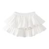 Girls' Summer Pleated Layered Skirt