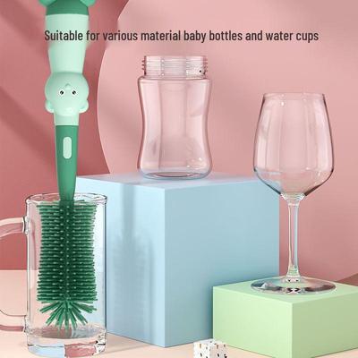 Silicone Baby Bottle & Nipple Cleaning Brush Set