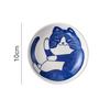 Household Dipping Dish Vinegar Dish Cute Cat Element Ceramic Snack Dish Cartoon Creative Ceramic Dish Flavor Dish Fun Decoration