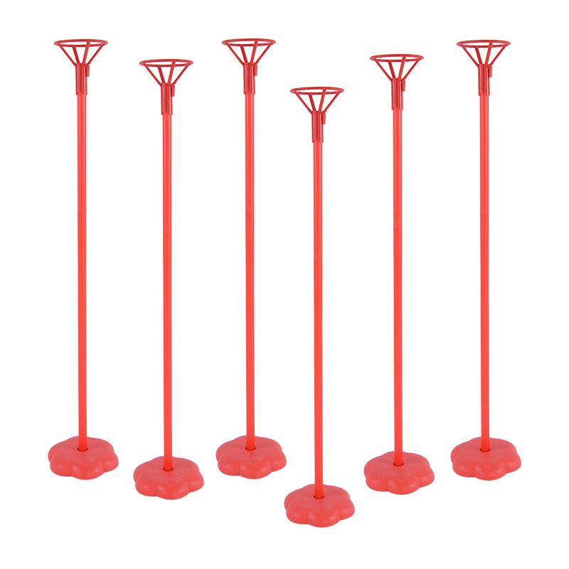 6pcs Balloon Stand Base Balloon Holder Column Support for Adult Kids Birthday Party Wedding Table Decoration Baby Shower Favors