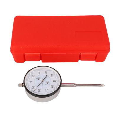 0.01mm Dial Indicator 0 50mm Range Shockproof Mechanical Dial Gage for Precise Machining