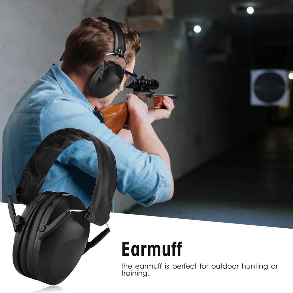 Earmuffs Antinoise Sports Hunting Hearing Active Earmuffs (Black)
