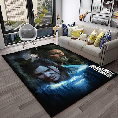 Pedro The Last of Us Horror TV Spiel Teppich Teppich für Zuhause Wohnzimmer Schlafzimmer Sofa Fußmatte Dekor, Kinderteppich Rutschfeste Bodenmatte