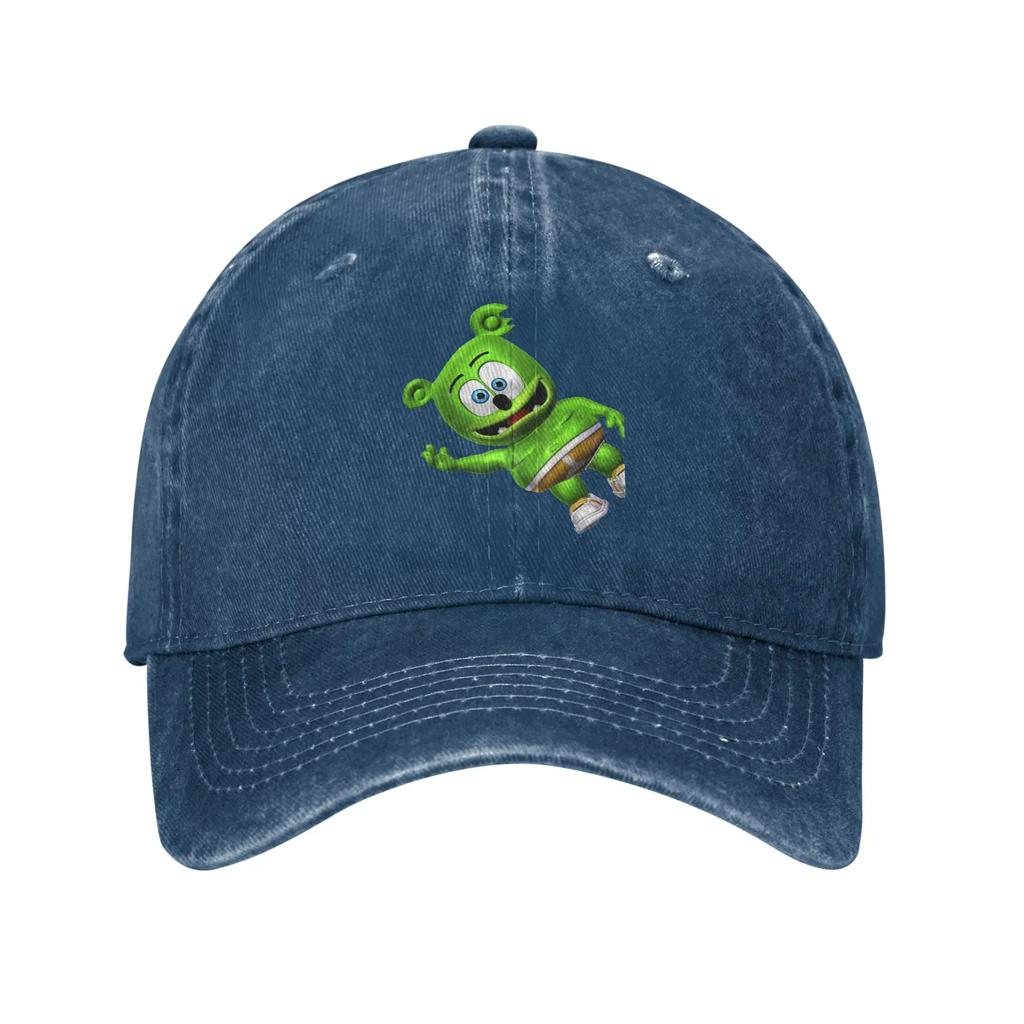 Gummibär (der Gummibär) Denim Stoffkappe Lässige Baseballkappen Verstellbarer Hut Sommer Unisex Baseballkappen