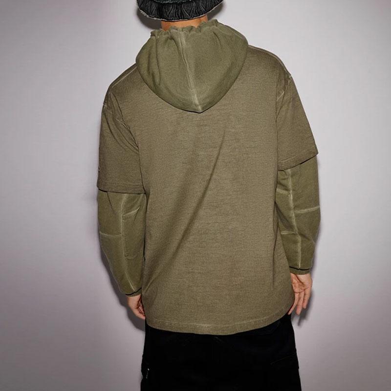 Li Ning Sweatshirt Unisex Army Canvas Green AWDT221-3